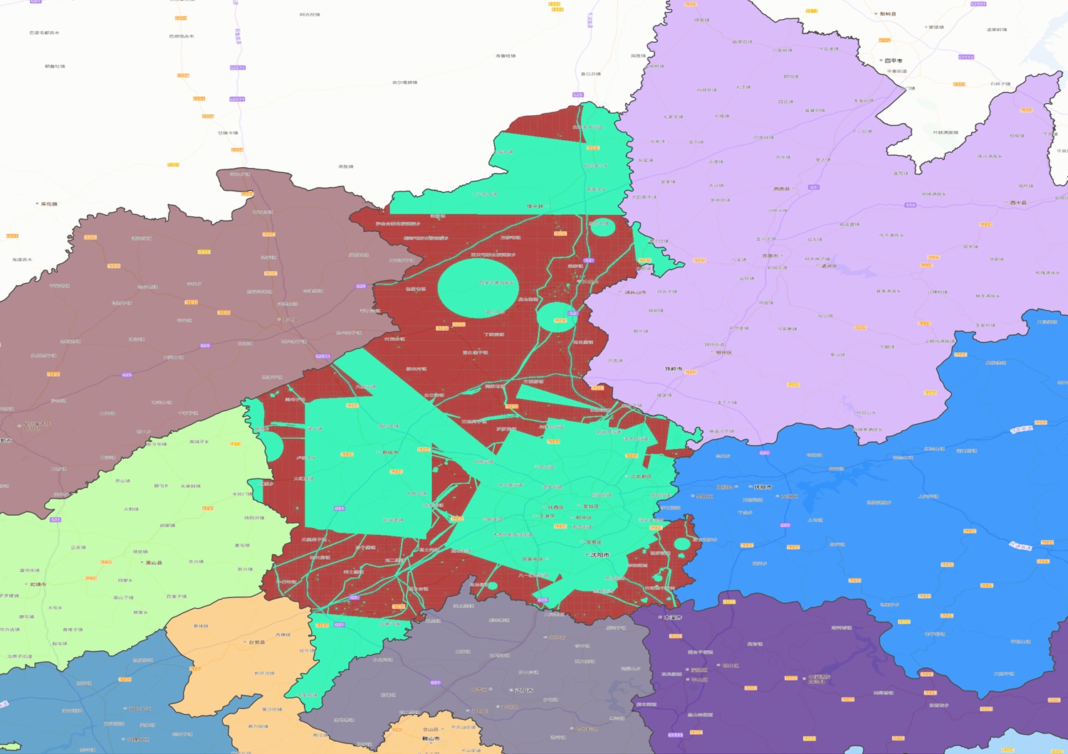 沈阳市无人驾驶航空器适飞空域范围.jpg 沈阳市无人驾驶航空器适飞空域范围.jpg